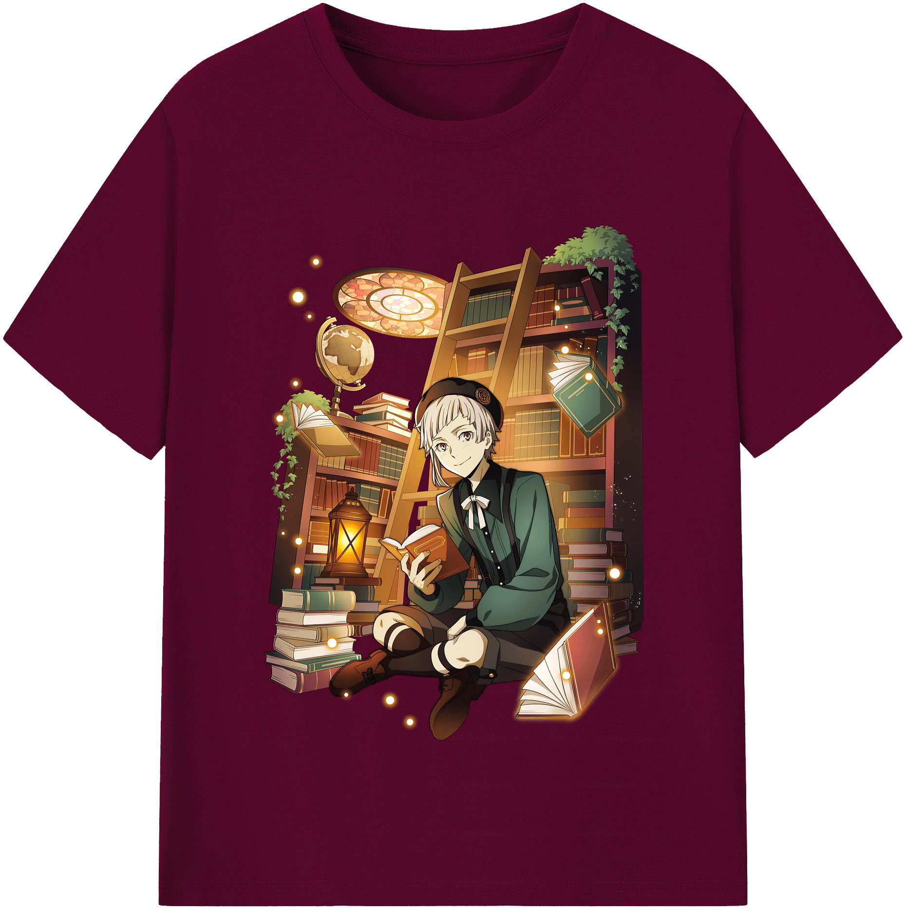 （画像用） 文豪ストレイドッグス Bungo Stray Dogs レディースカジュアルプリントTシャツ（綿100％）
